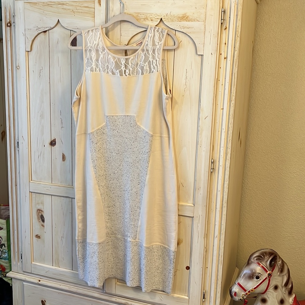 Sundance Mallorie Knit Lace Shift Dress